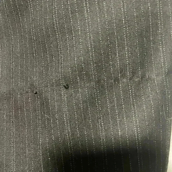 Max Black Striped Dress Pants, Size 32 - Picture 4 of 8